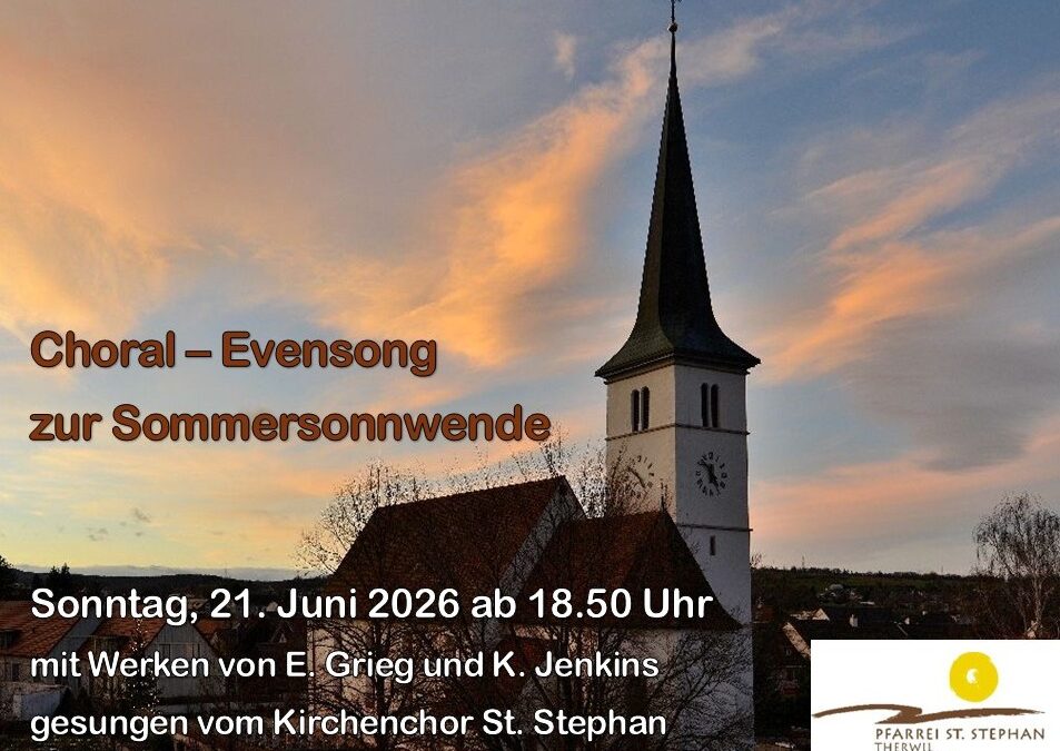 Choral Evensong am 21. Juni